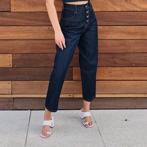Topshop Dark Blue Wash Boutique Denim